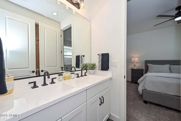 a view of a lake with houses