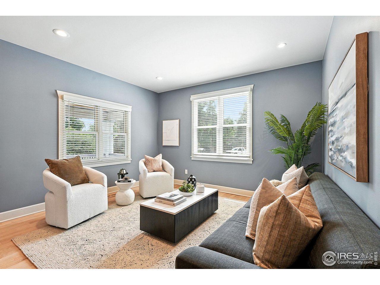 3561 4th Street Boulder, CO 80304 - Photo 9 of 50 a living room with furniture and a large window