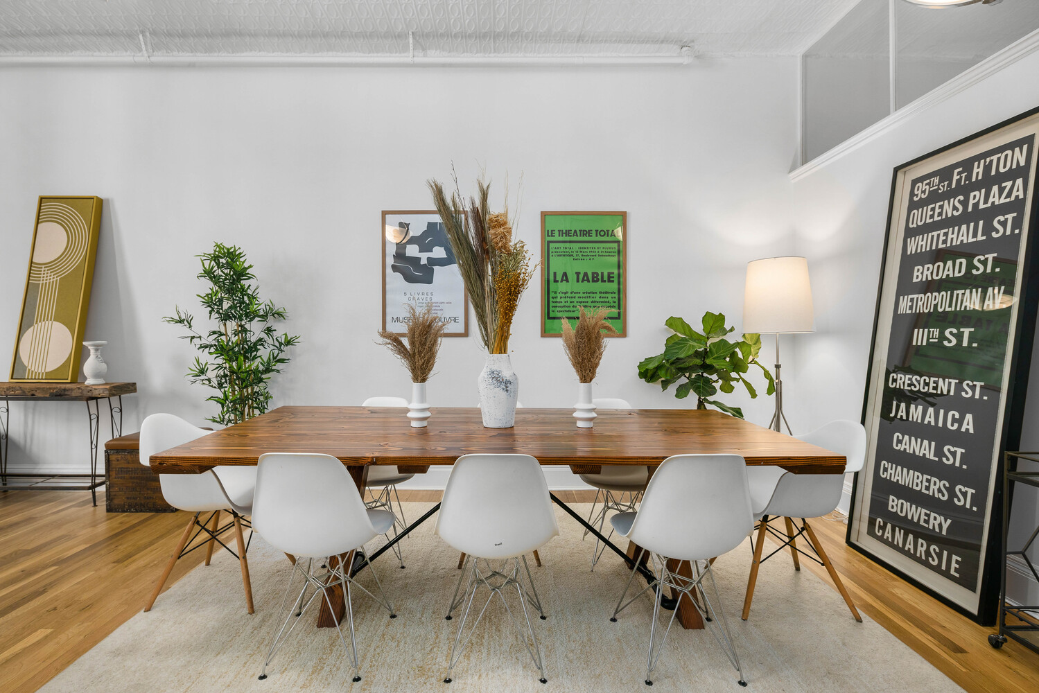 508 Broadway Manhattan, NY 10012 - Photo 23 of 38 a view of a dining room with furniture and wooden floor