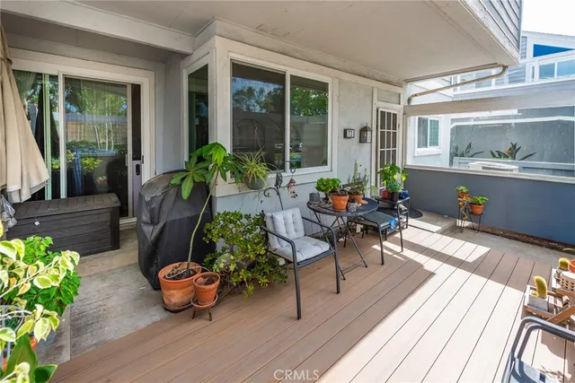 a outdoor space with furniture and garden