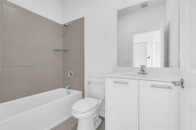 a view of a golf course with a garden