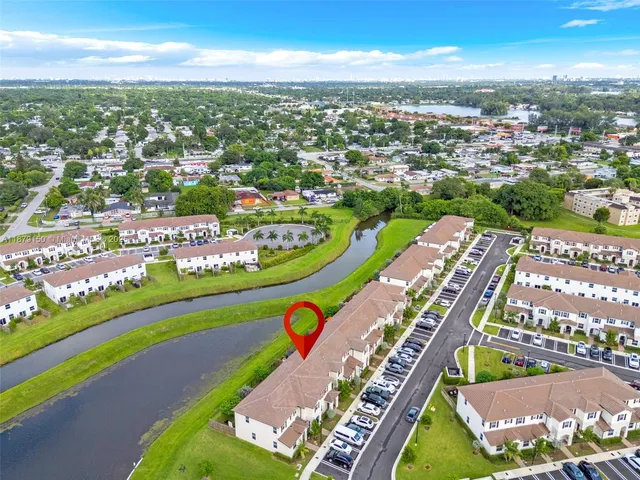 a view of building with outdoor space