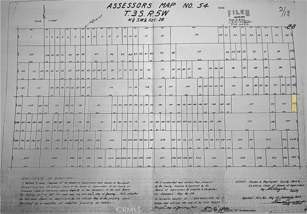 0 271181015th Drive Riverside, CA 92503 - Photo 11 of 13 Assessors Map Book No. 54