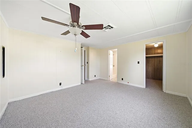 a view of an empty room