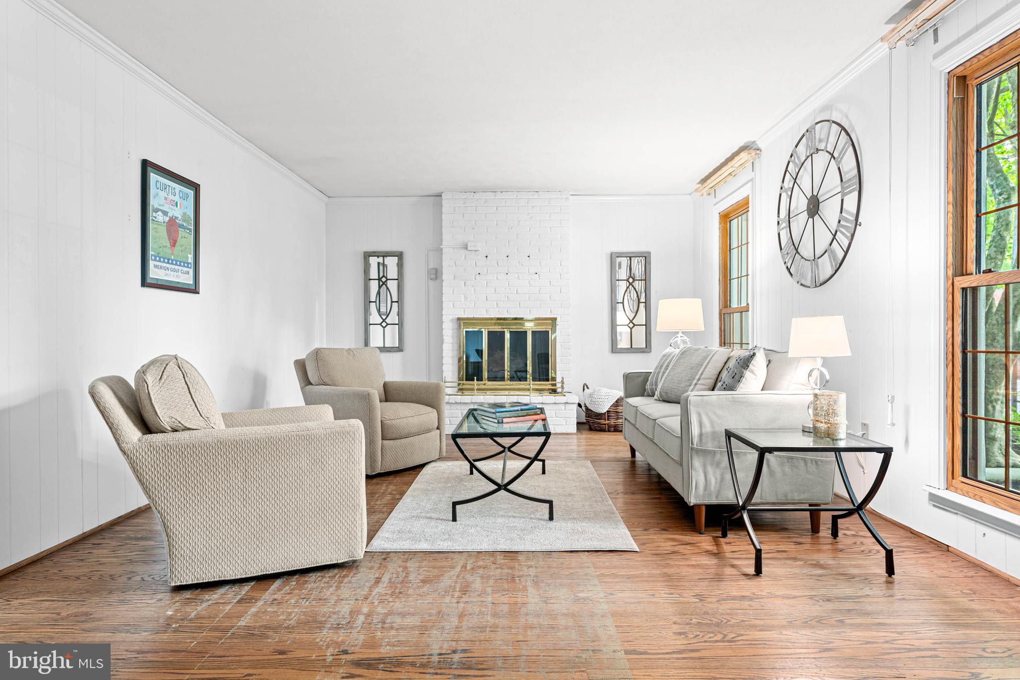 533 Gulph Road Wayne, PA 19087 - Photo 16 of 43 a living room with furniture and a wooden floor