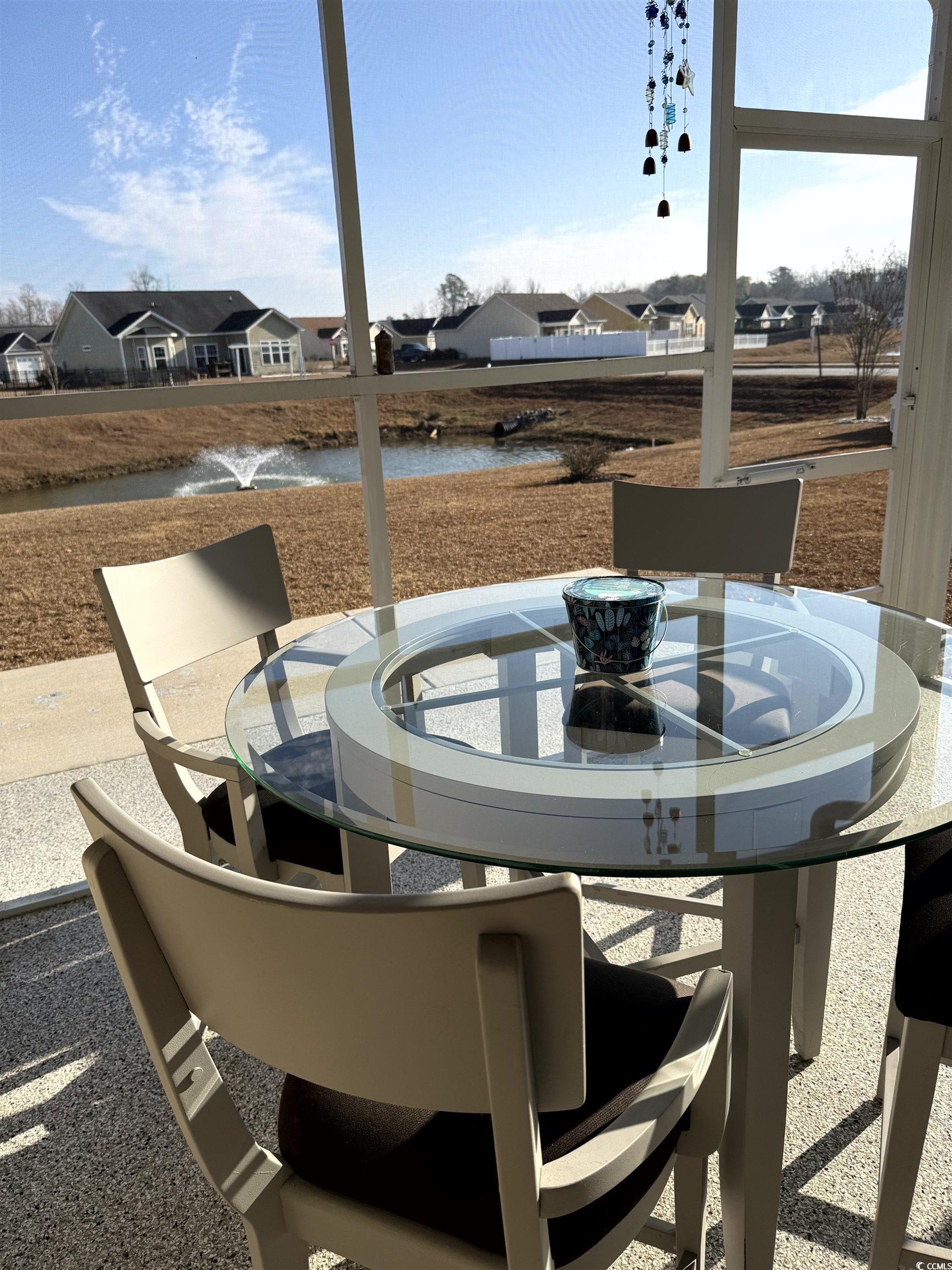 257 Maiden's Choice Drive Conway, SC 29527 - Photo 26 of 29 View of patio featuring outdoor dining space and a residential view