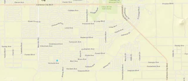 a view of a city with a window