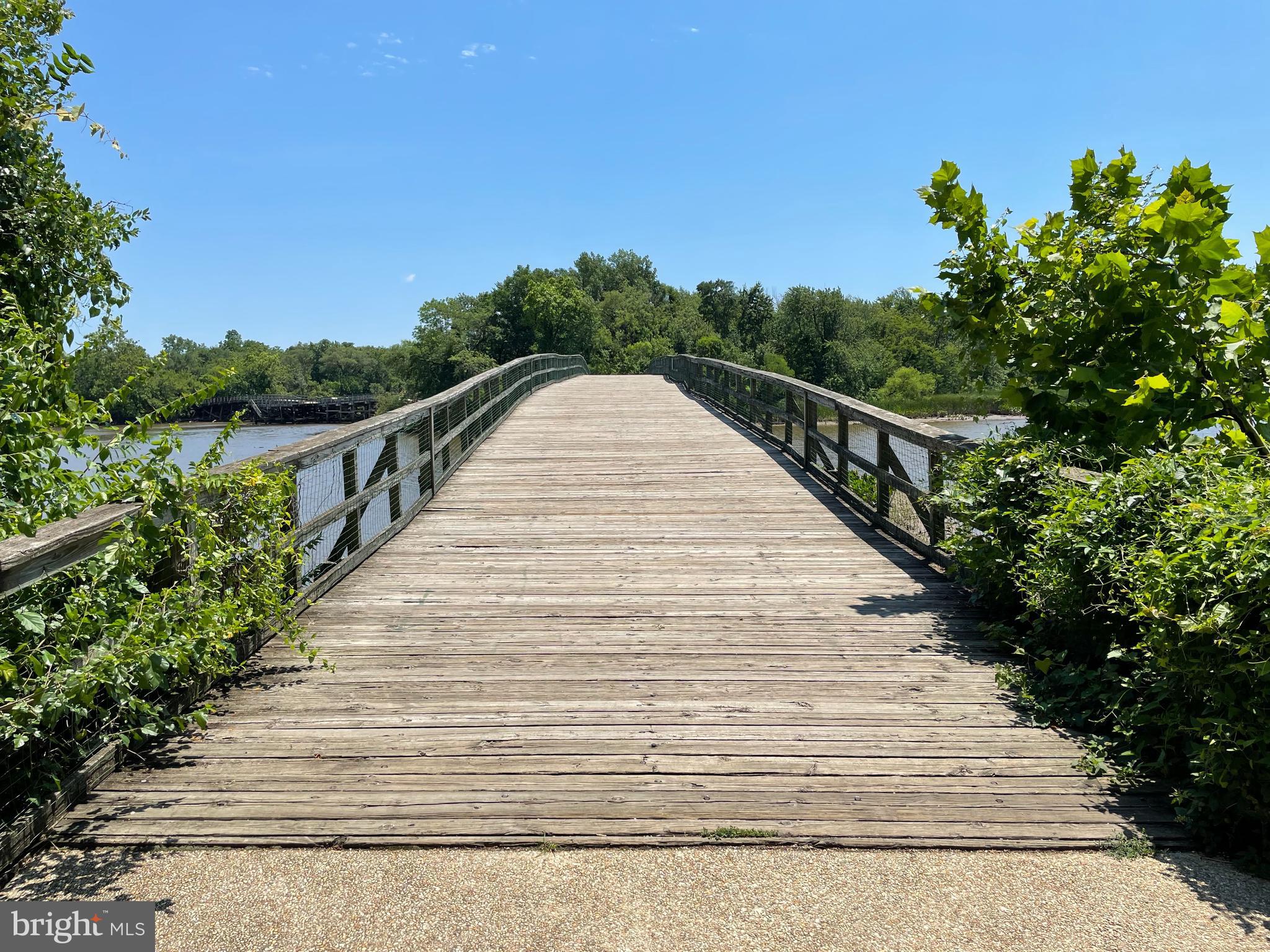 2000 D Street Northeast, Unit 6 Washington, DC 20002 - Photo 28 of 30 a view of a wooden bridge