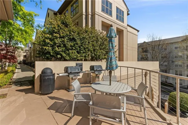 a view of a city with tall buildings