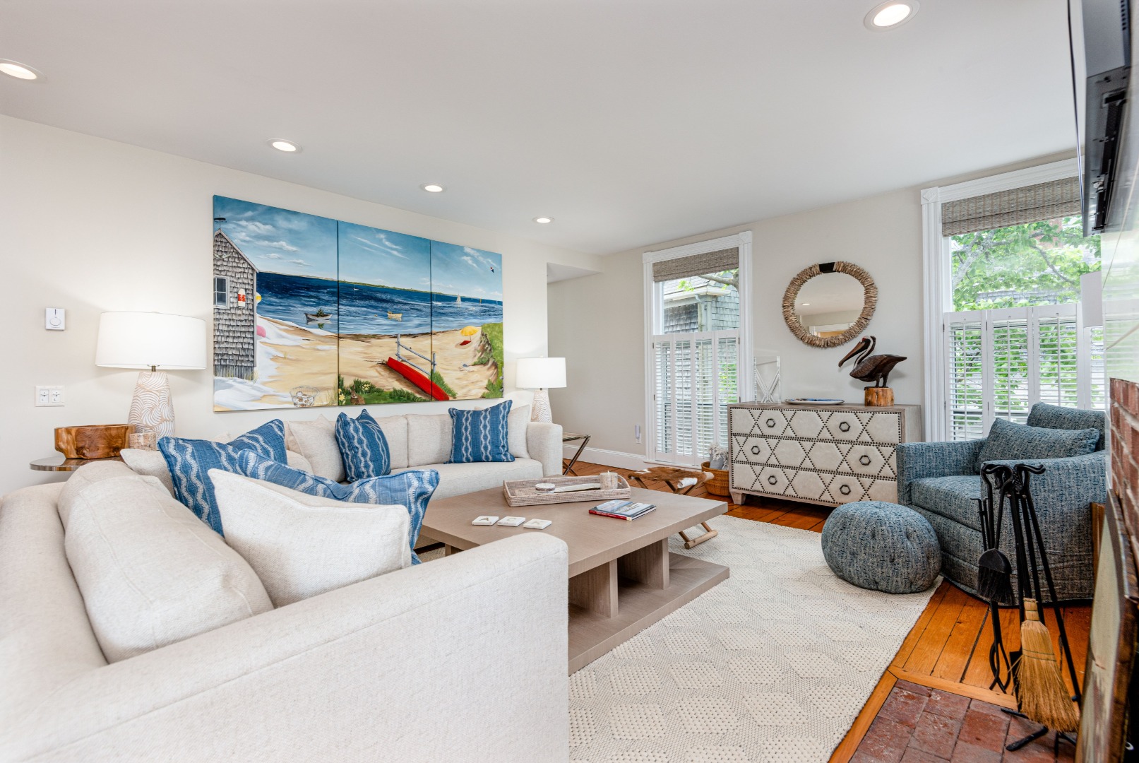 8 D Cliff Road, Unit 4D Nantucket, MA 02554 - Photo 5 of 18 a living room filled with furniture and a large window