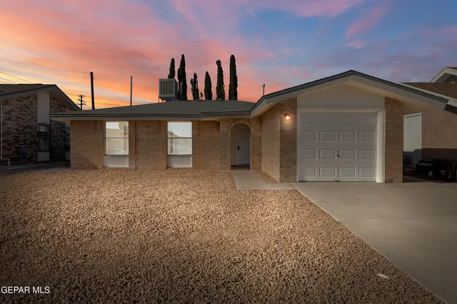 a view of a house with a outdoor space