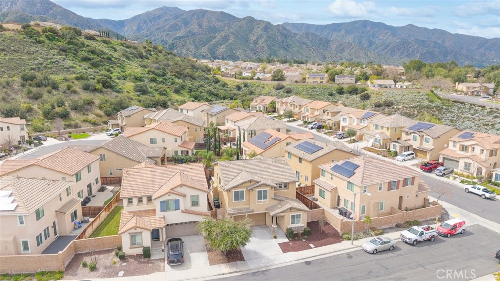 25451 Jack Rabbit Lane Corona, CA 92883 - Photo 41 of 75 an aerial view of residential houses and outdoor space