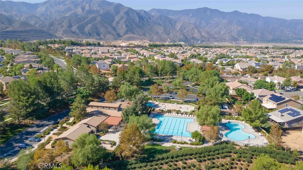 25451 Jack Rabbit Lane Corona, CA 92883 - Photo 72 of 75 an aerial view of residential house and green space