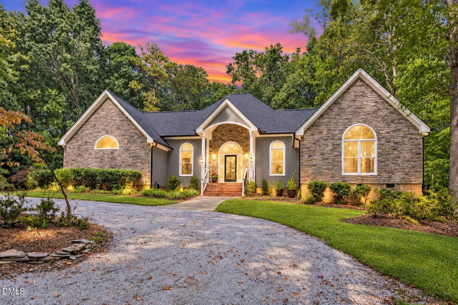 3533 Arthur Pierce Road Apex, NC 27539 - Photo 1 of 31 Front Exterior - twilight