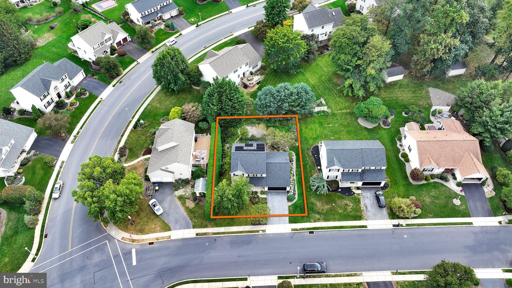 2602 Andrew Drive Sinking Spring, PA 19608 - Photo 43 of 47 an aerial view of a house with yard swimming pool and outdoor seating