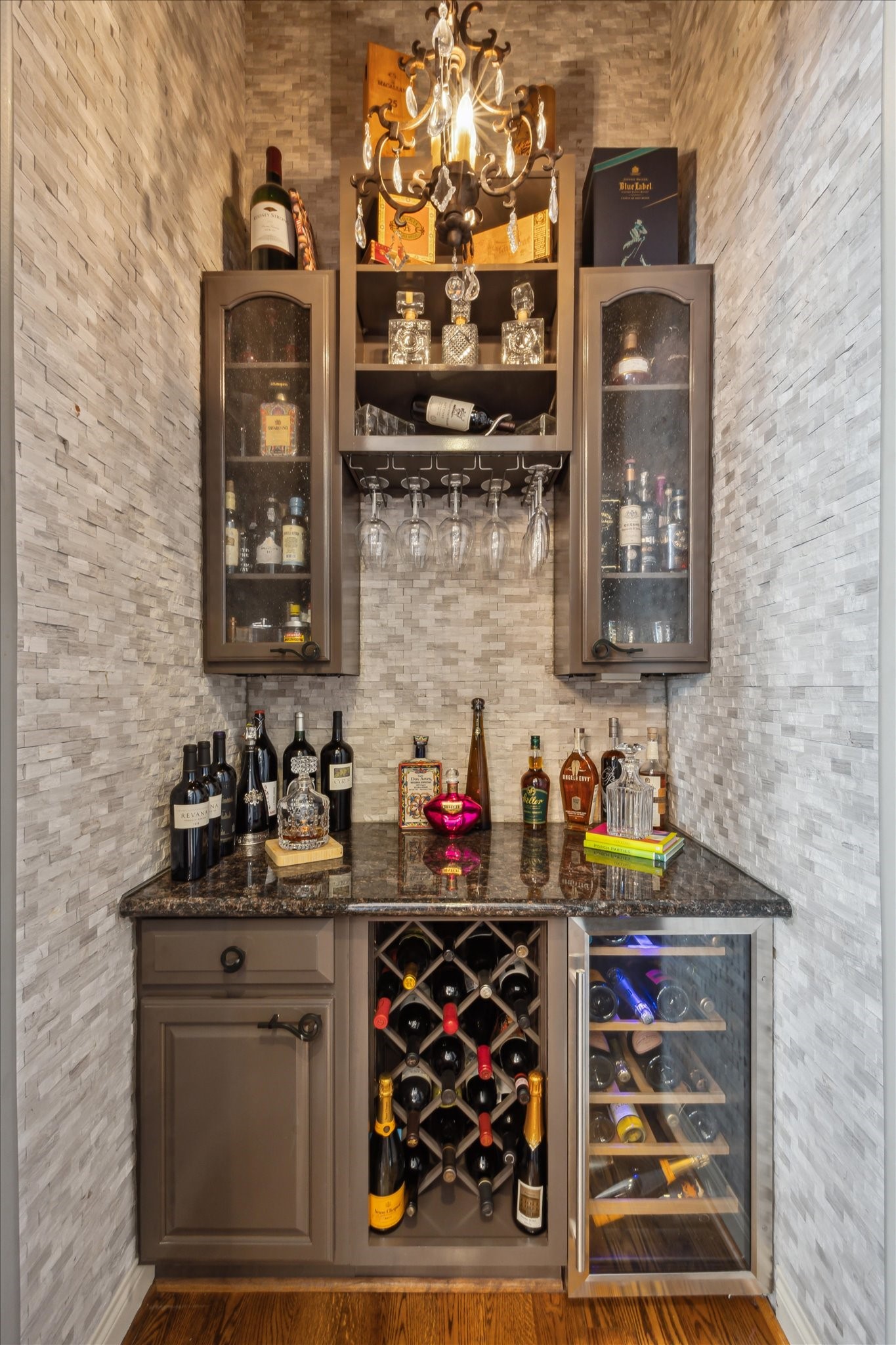 2405 Richton Street Houston, TX 77098 - Photo 10 of 24 a bathroom with a sink and a microwave oven