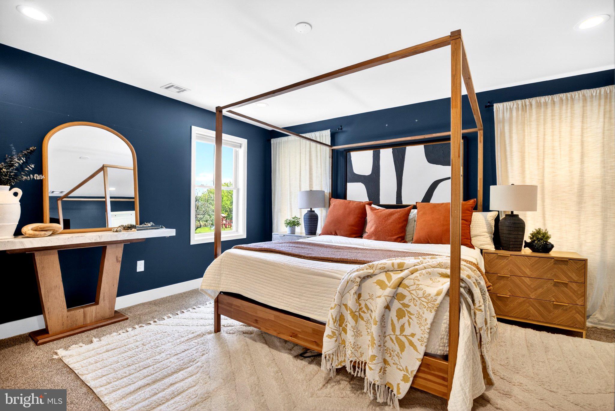 25015 Mt Pleasant Road Columbus, NJ 08022 - Photo 11 of 59 Serene bedroom with modern elegance.