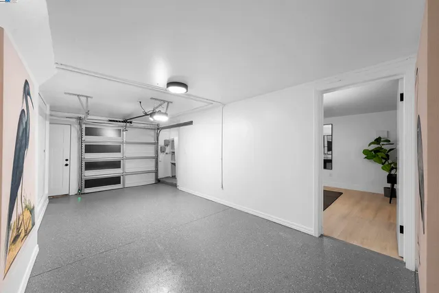 a view of a closet area