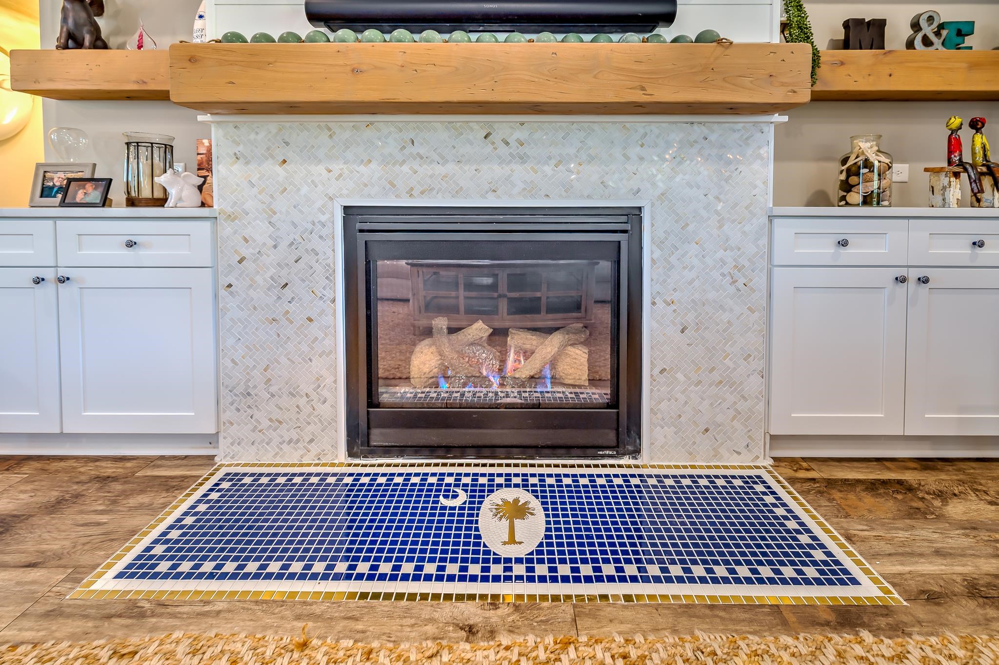 2488 Goldfinch Drive Myrtle Beach, SC 29577 - Photo 10 of 38 Detailed view of wood finished floors and a premium fireplace