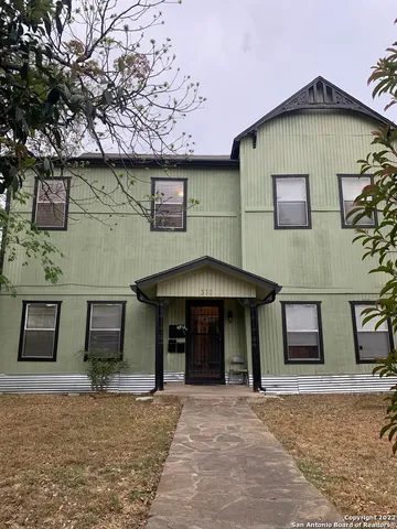 a house view with a outdoor space