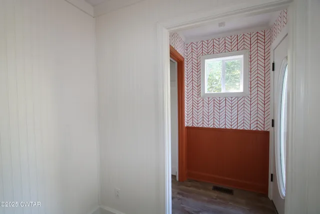 a view of front door of house