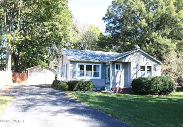 a view of a wooden fence