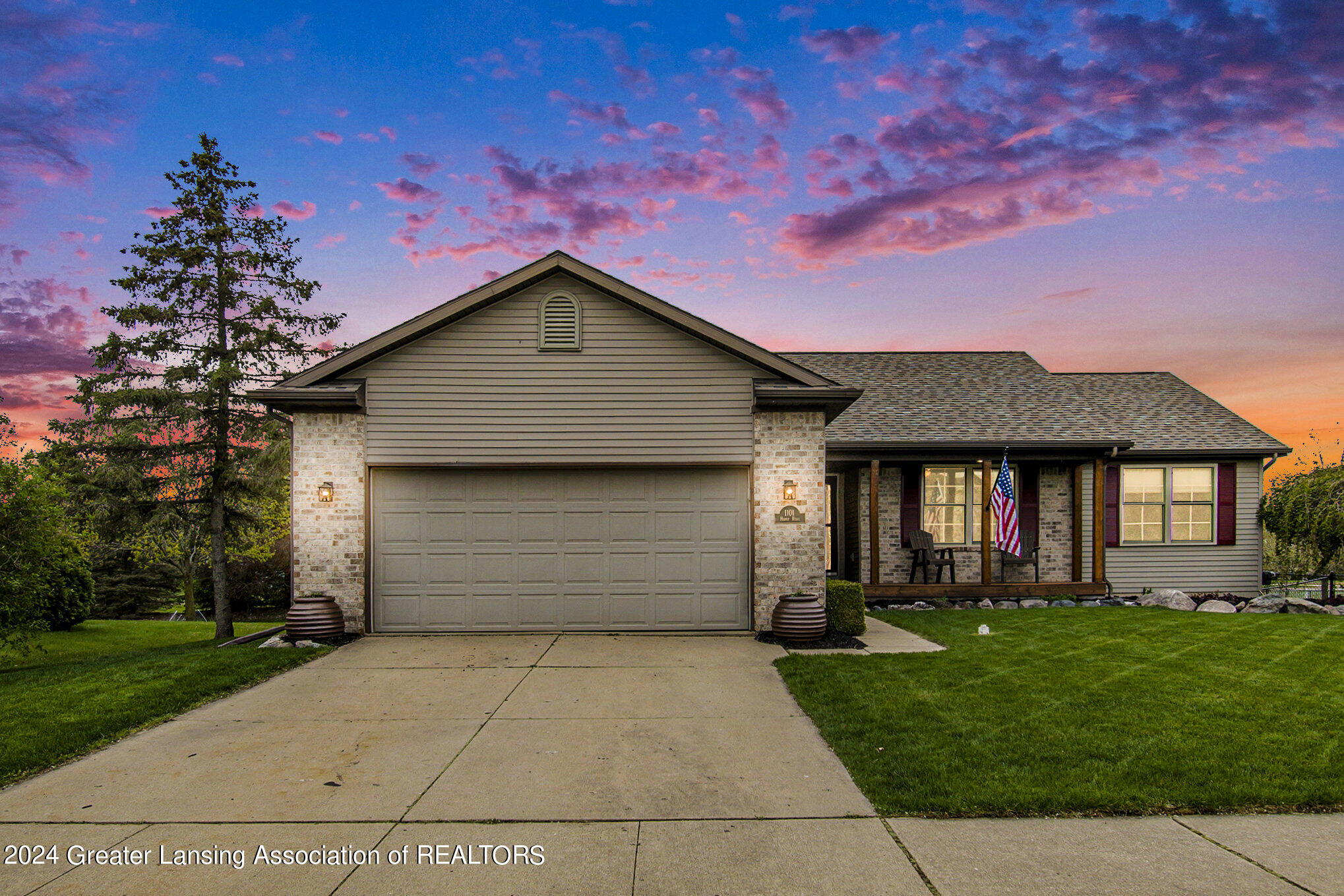 1101 Hawks Ridge Grand Ledge, MI 48837 - Photo 1 of 40 Front View