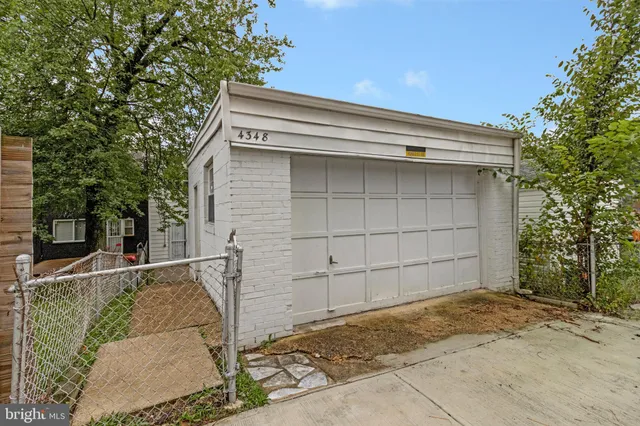 a backyard of a house