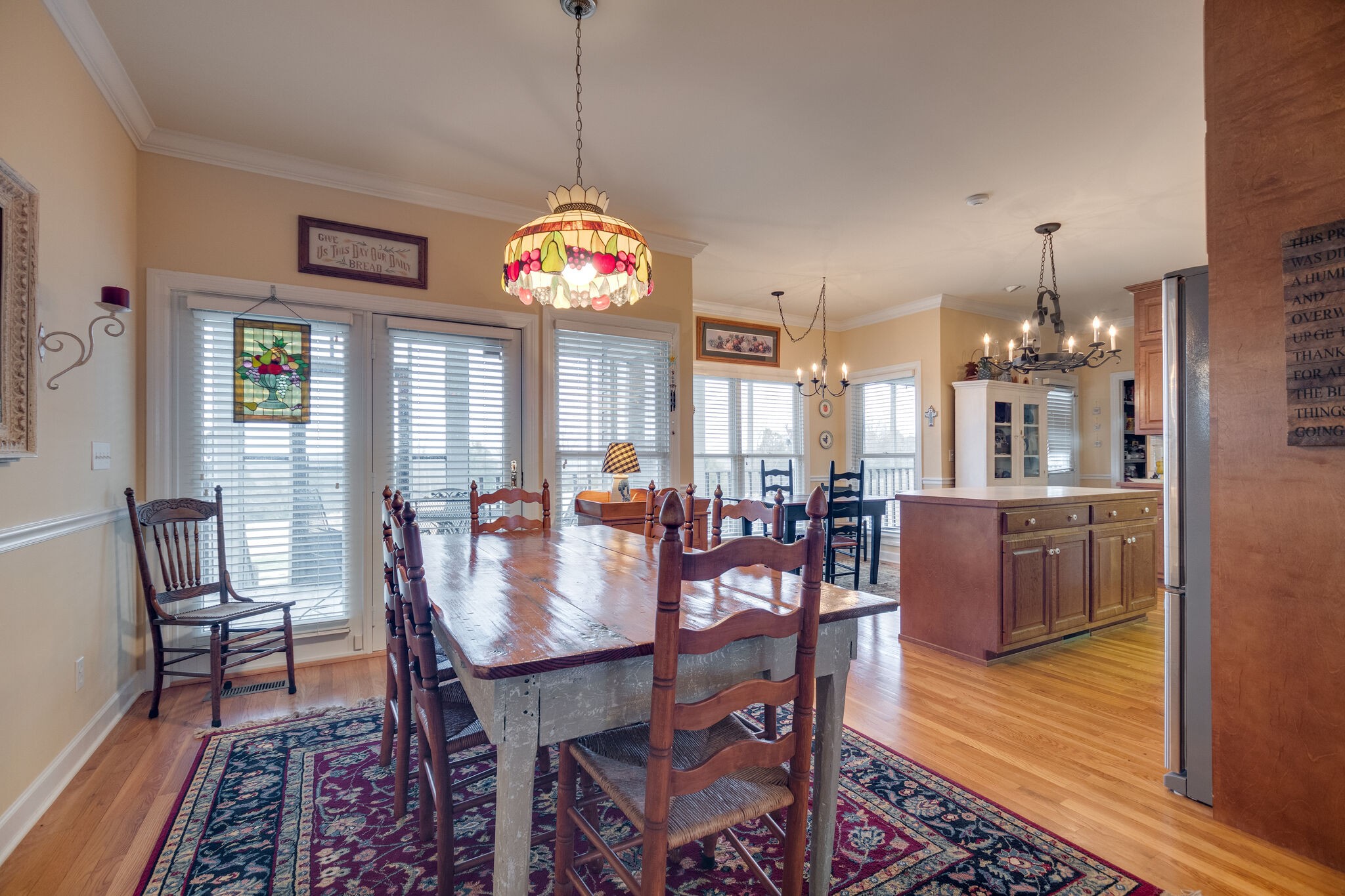 56 Stephens Creek Road Kelso, TN 37348 - Photo 14 of 47 a view of a dining room with furniture window and wooden floor