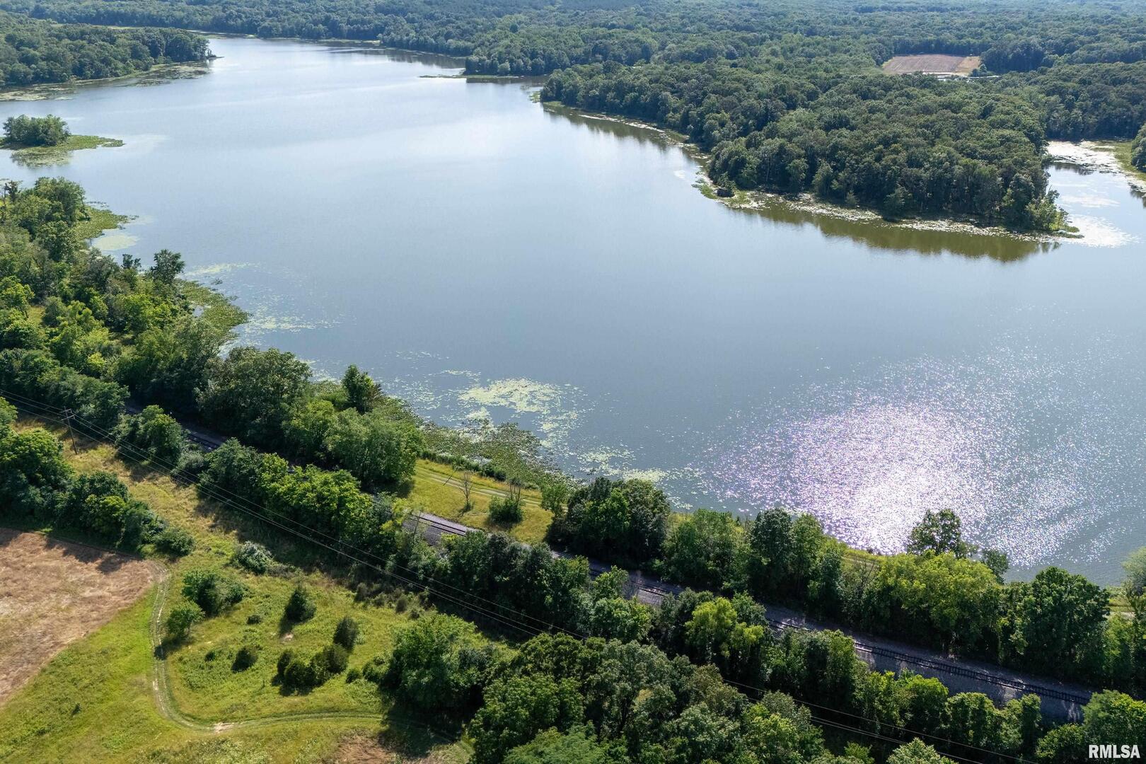 6001 Highway 37 Marion, IL 62959 - Photo 8 of 20 an aerial view of lake and residential houses with outdoor space