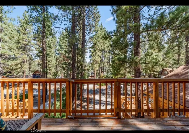 a street view from a roof deck