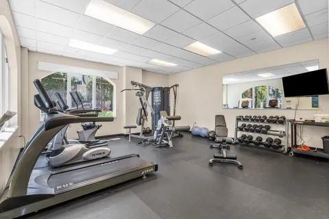 a view of a lake with a mountain view