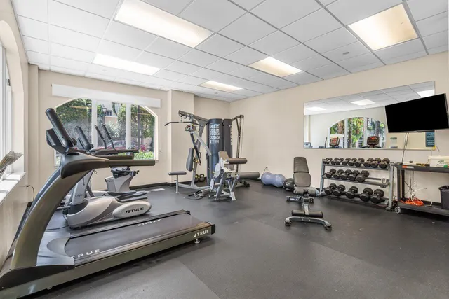 a view of a lake with a mountain view