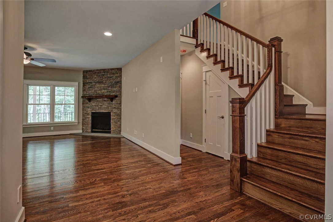 3057 Maple Lake Road Powhatan, VA 23139 - Photo 3 of 36 front door opens up to a large open family room