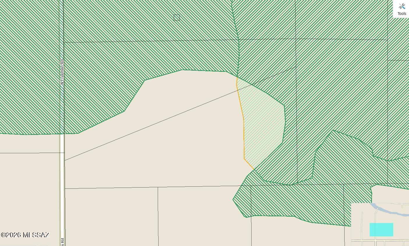 1242 North Freeman Road, Unit 5 ACRE Tucson, AZ 85749 - Photo 20 of 20 Riparian Map