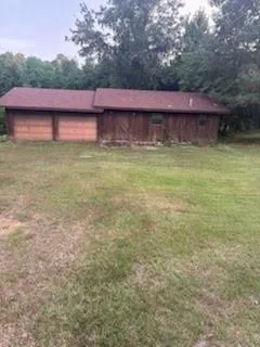 a view of an ocean with a big yard