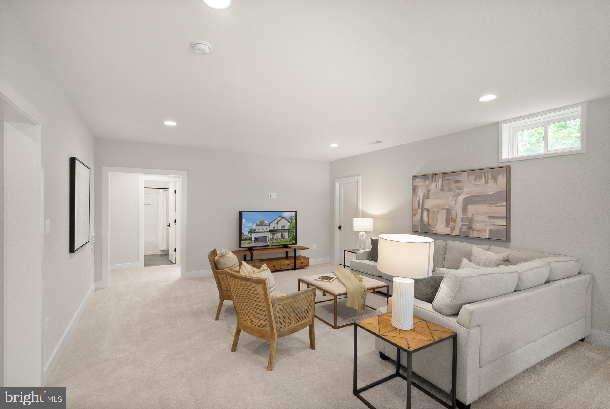 7232 Andrus Road Bethesda, MD 20817 - Photo 32 of 36 Expansive, light-filled walkup basement.