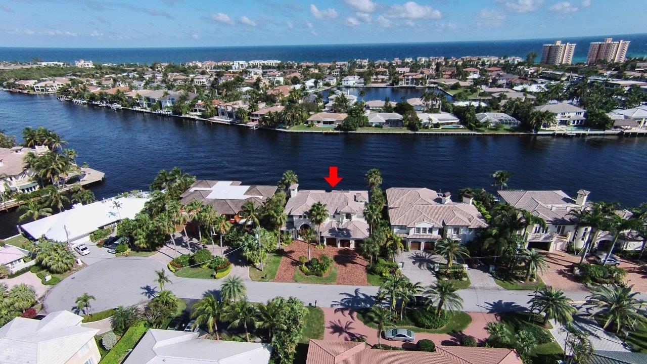 5598 Coastal Drive Boca Raton, FL 33487 - Photo 10 of 53 5998 Coastal Dr aerial-2