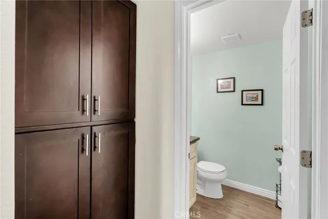 a bathroom with a toilet