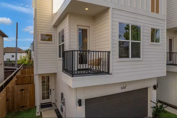 a view of a house with a deck