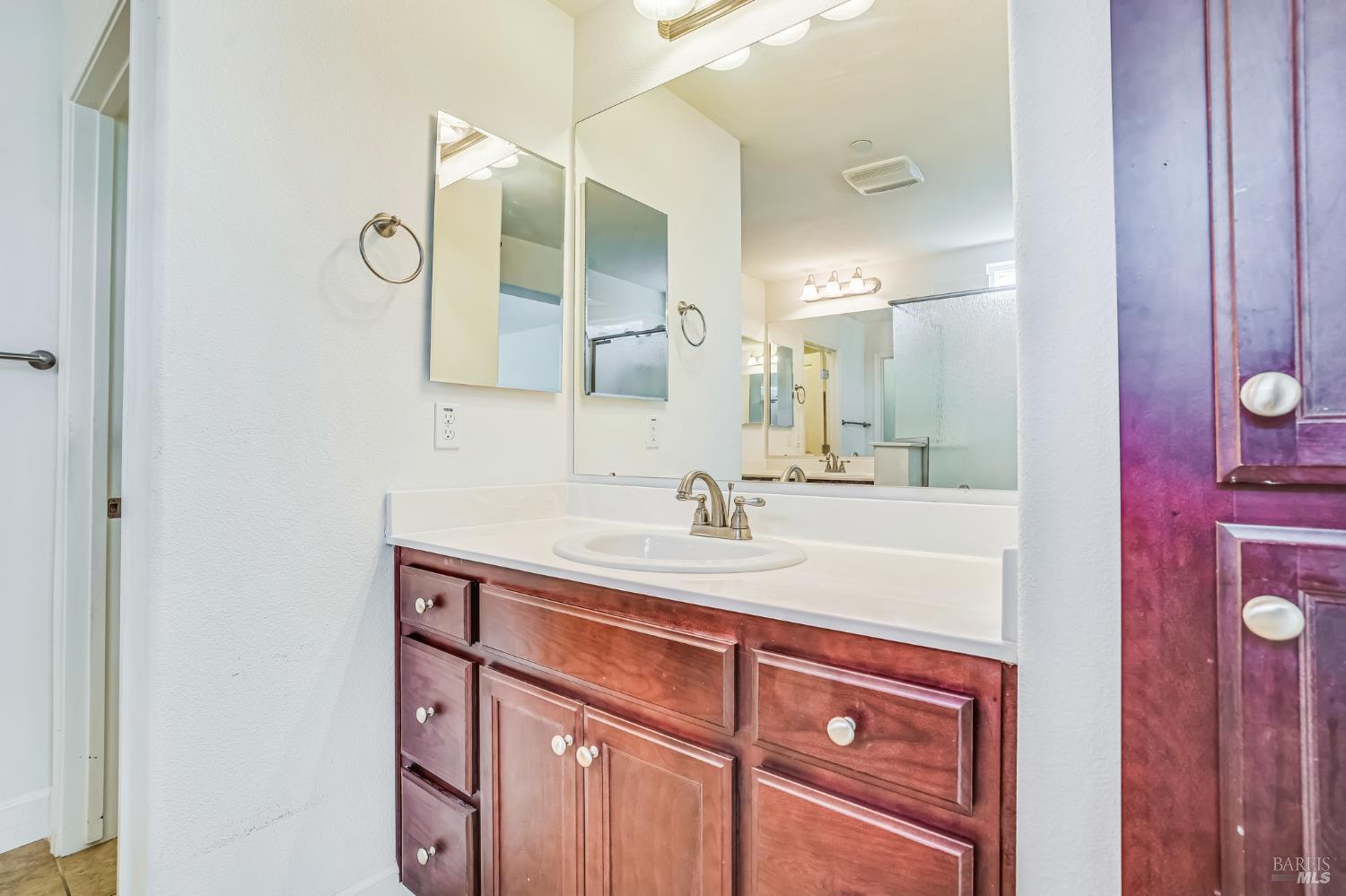 305 Birch Ridge Drive Rio Vista, CA 94571 - Photo 28 of 30 a bathroom with a sink and a mirror