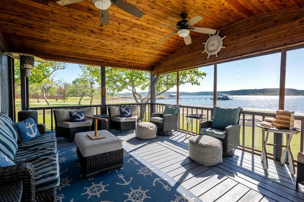 4441 Chapel Road Graham, TX 76450 - Photo 2 of 39 a outdoor living space with furniture and garden view