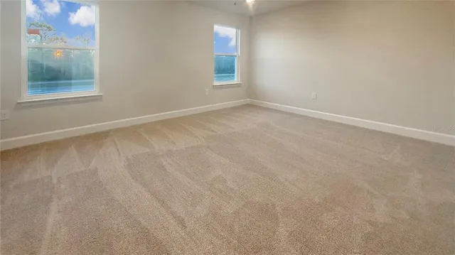 en empty room with window