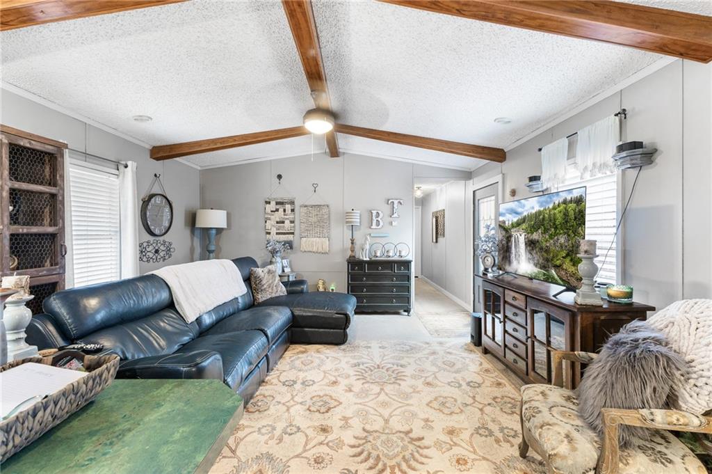 224 Hebron Road Commerce, GA 30530 - Photo 5 of 25 a living room with furniture and a flat screen tv