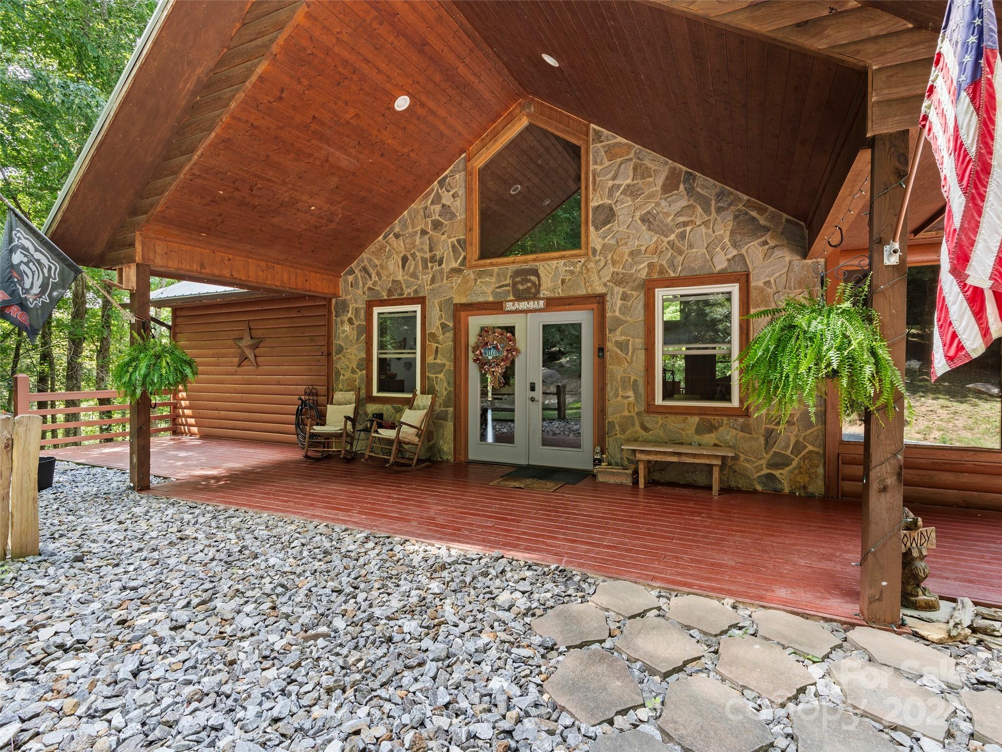 25 Dawn Valley Road Waynesville, NC 28785 - Photo 3 of 46 a view of a house with a patio
