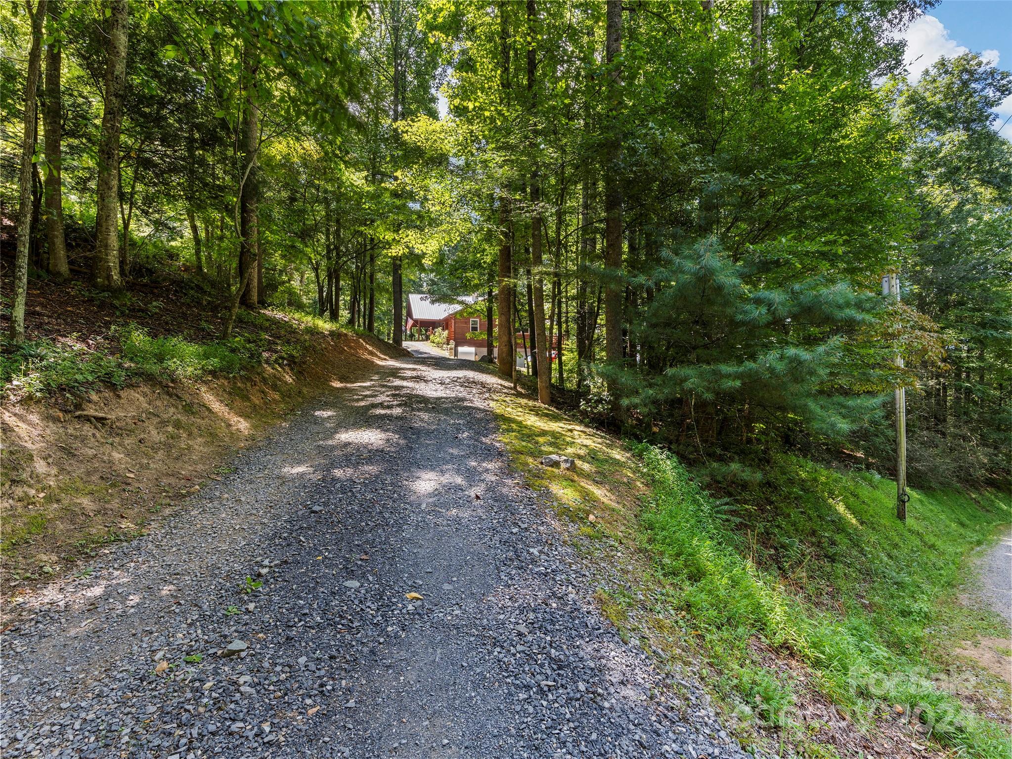 25 Dawn Valley Road Waynesville, NC 28785 - Photo 35 of 46 a view of a yard with a trees
