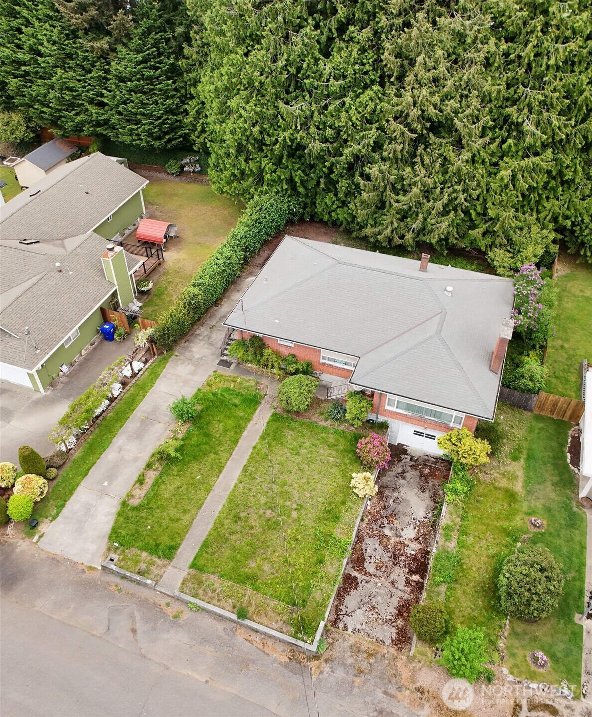 431 72nd Street Southeast Everett, WA 98203 - Photo 2 of 14 an aerial view of a house with a yard and greenery