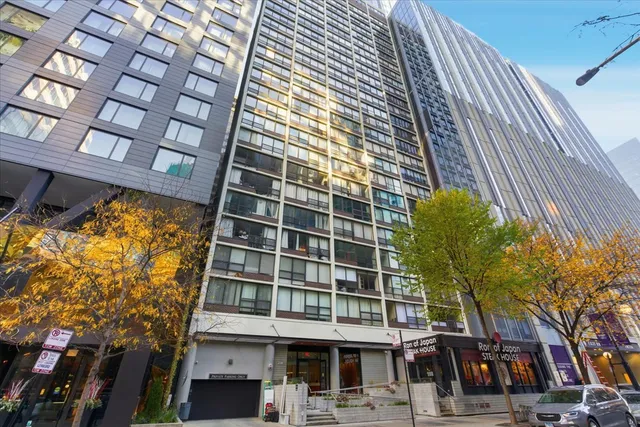 a front view of a building