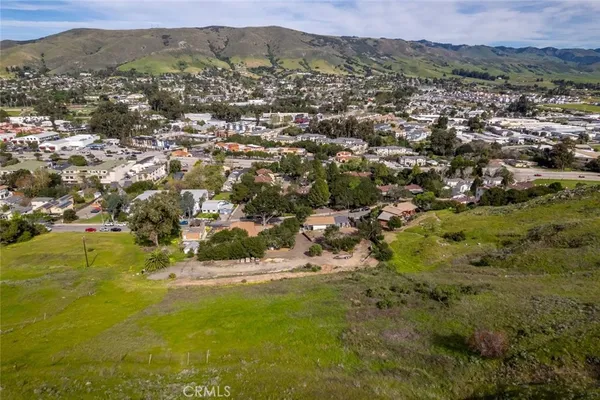 a view of city and mountain