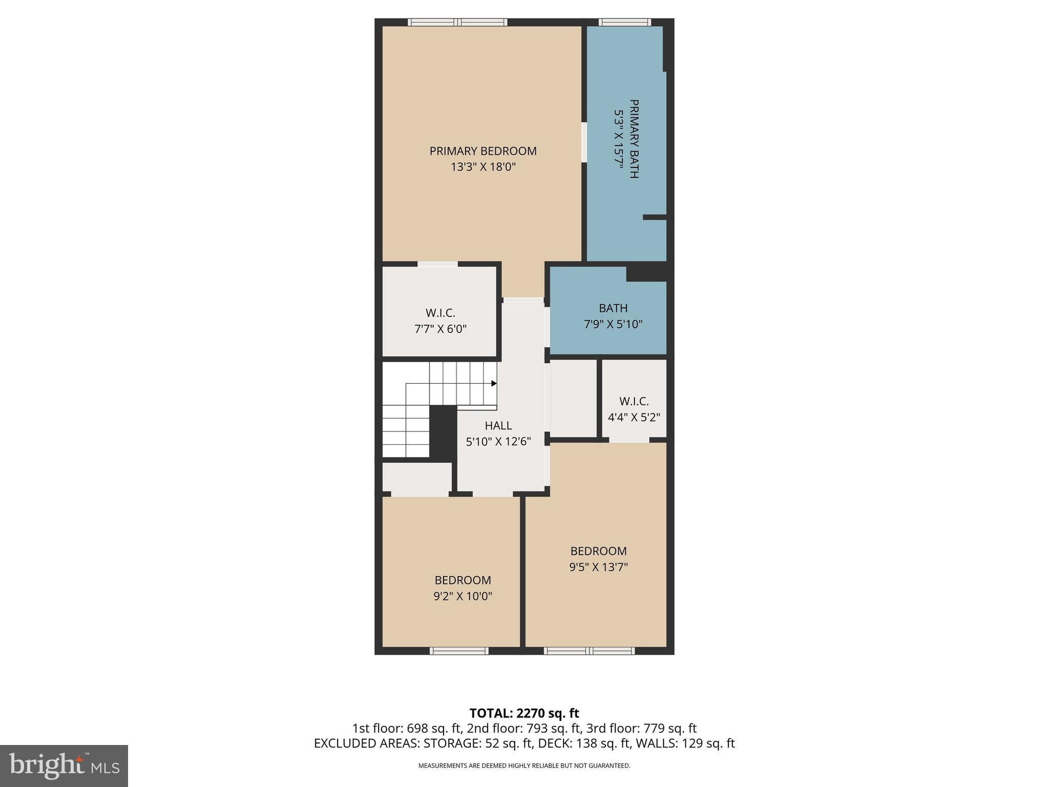 6257 Islington Street Middle River, MD 21220 - Photo 38 of 39 Upper Level Floor Plan